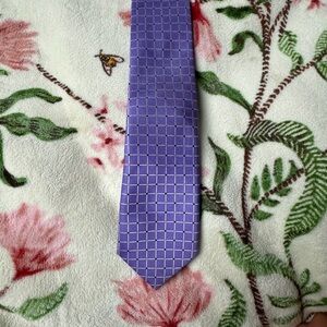 Chaps Lavender Grid Men's Tie